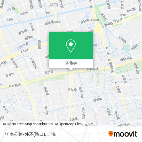 沪南公路/外环(路口)地图