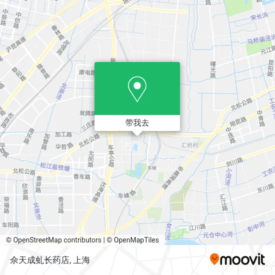 佘天成虬长药店地图