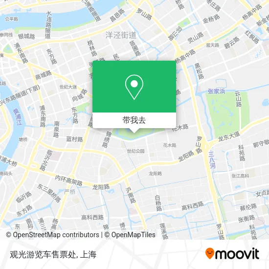 观光游览车售票处地图