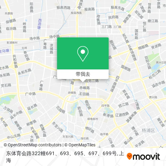 东体育会路322幢691、693、695、697、699号地图
