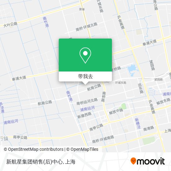 新航星集团销售(后)中心地图