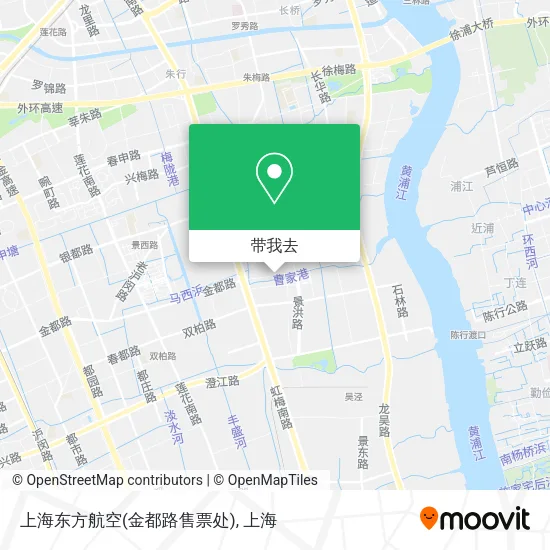 上海东方航空(金都路售票处)地图