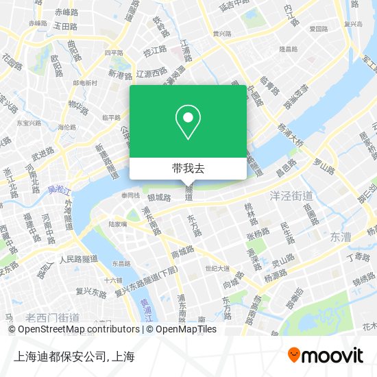 上海迪都保安公司地图