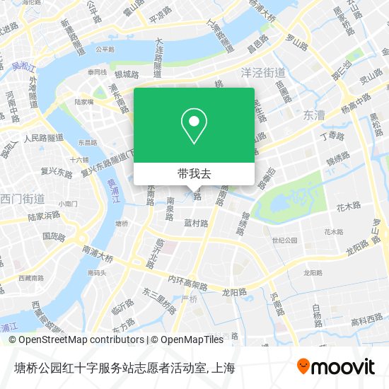 塘桥公园红十字服务站志愿者活动室地图