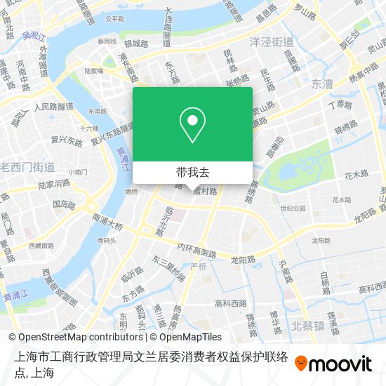 上海市工商行政管理局文兰居委消费者权益保护联络点地图