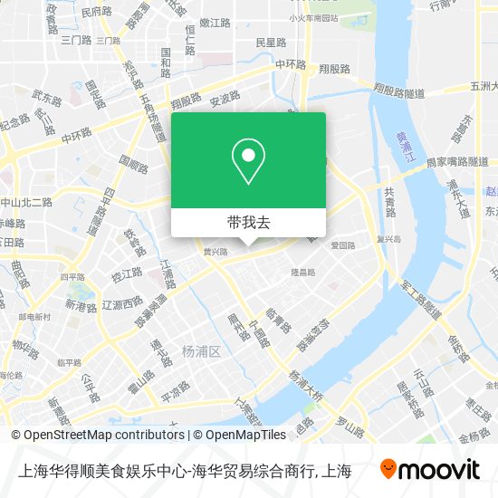 上海华得顺美食娱乐中心-海华贸易综合商行地图