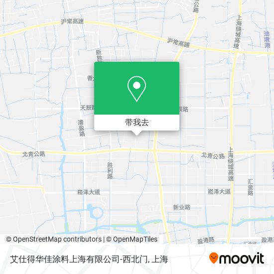 艾仕得华佳涂料上海有限公司-西北门地图