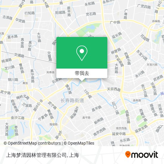 上海梦清园林管理有限公司地图