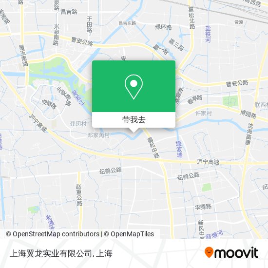 上海翼龙实业有限公司地图