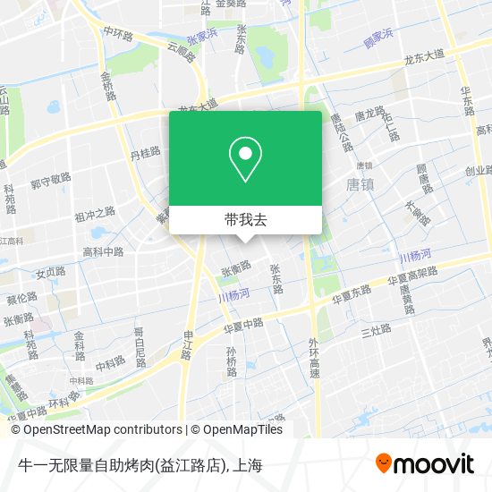 牛一无限量自助烤肉(益江路店)地图