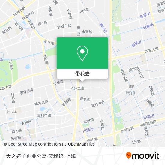 天之娇子创业公寓-篮球馆地图
