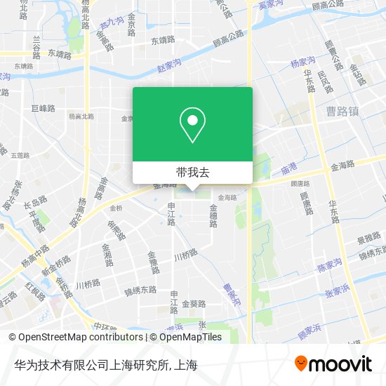 华为技术有限公司上海研究所地图