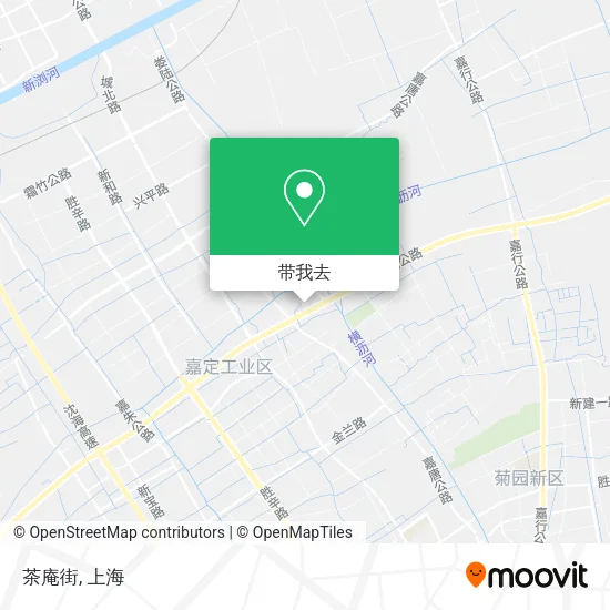 茶庵街地图