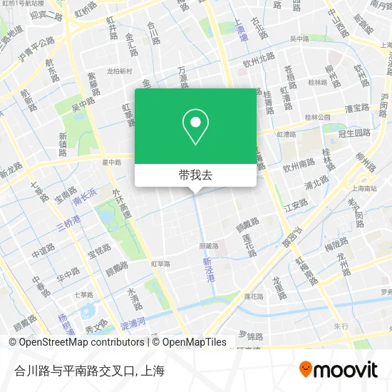 合川路与平南路交叉口地图