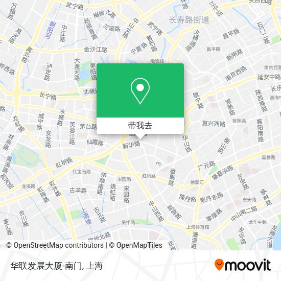 华联发展大厦-南门地图