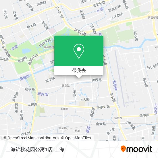 上海锦秋花园公寓1店地图