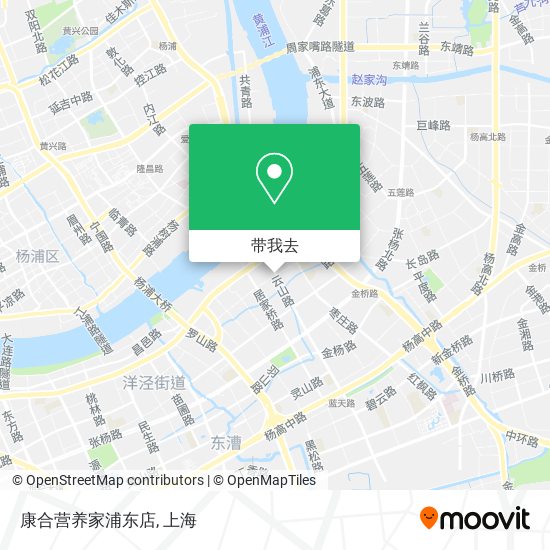 康合营养家浦东店地图