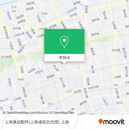 上海康达配件(上海浦东总代理)地图