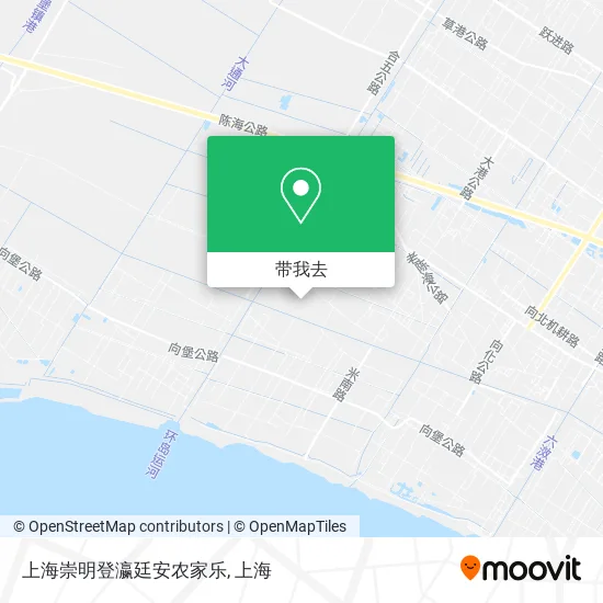 上海崇明登瀛廷安农家乐地图