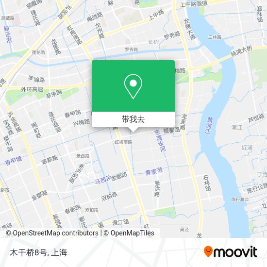 木干桥8号地图