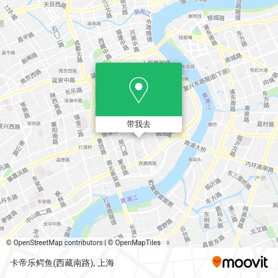 卡帝乐鳄鱼(西藏南路)地图