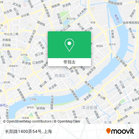 长阳路1400弄54号地图