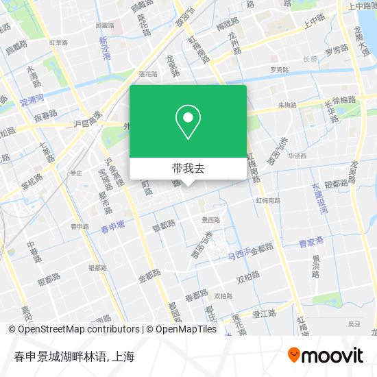 春申景城湖畔林语地图
