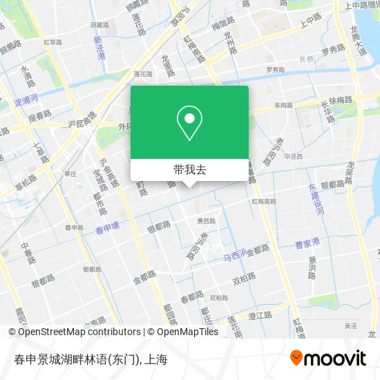春申景城湖畔林语(东门)地图