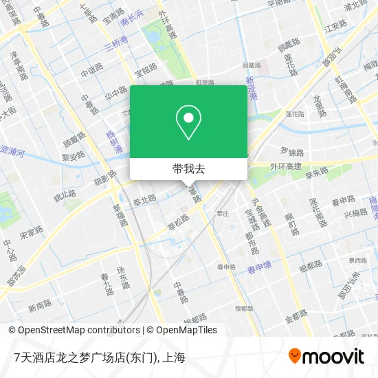 7天酒店龙之梦广场店(东门)地图