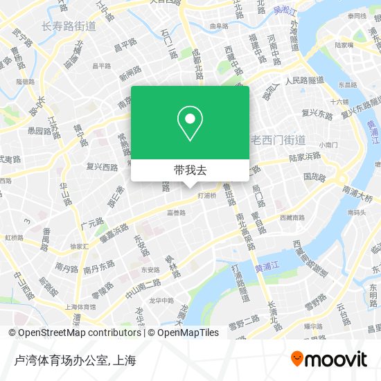 卢湾体育场办公室地图