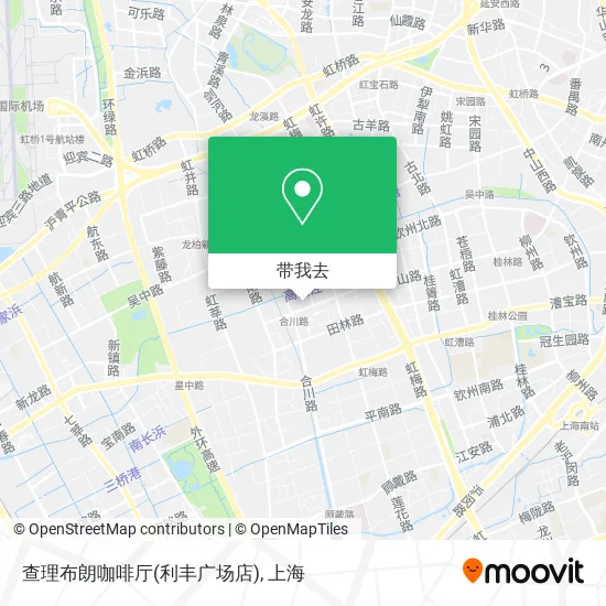查理布朗咖啡厅(利丰广场店)地图
