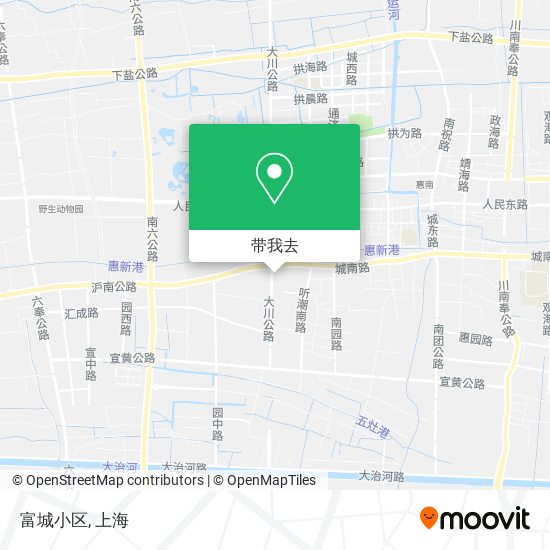 富城小区地图