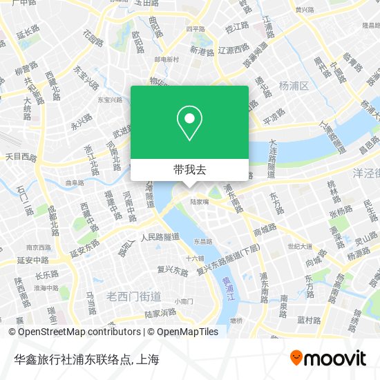 华鑫旅行社浦东联络点地图