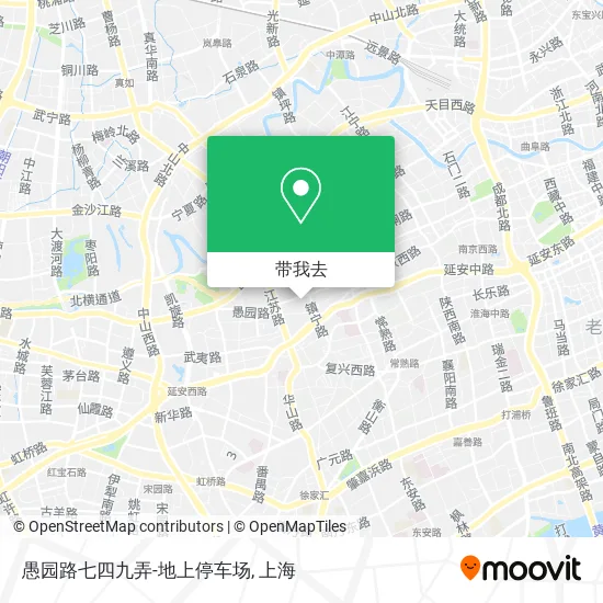 愚园路七四九弄-地上停车场地图
