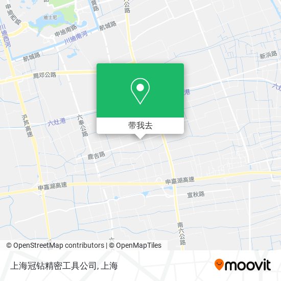 上海冠钻精密工具公司地图