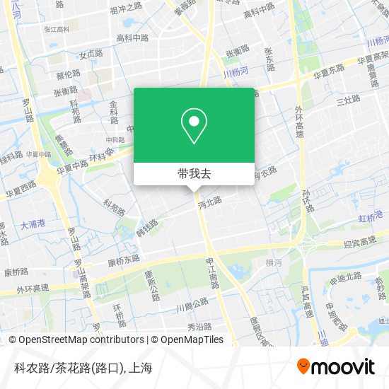 科农路/茶花路(路口)地图