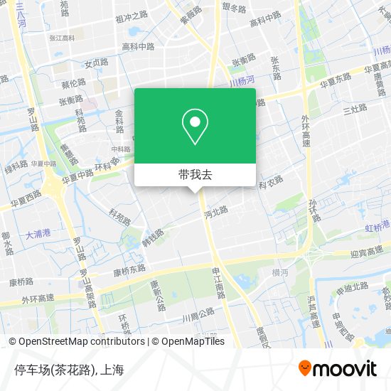 停车场(茶花路)地图