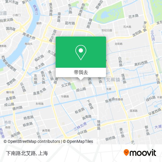 下南路北艾路地图