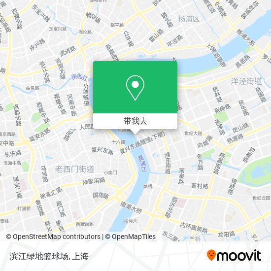滨江绿地篮球场地图