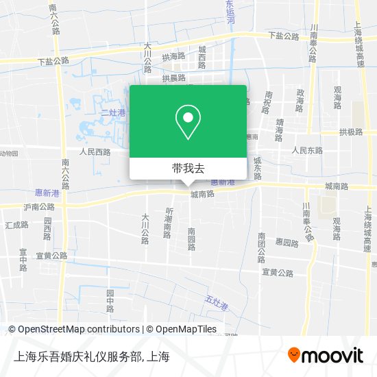 上海乐吾婚庆礼仪服务部地图