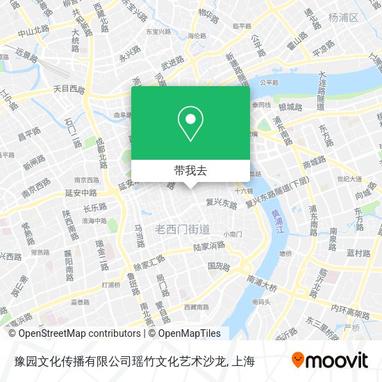 豫园文化传播有限公司瑶竹文化艺术沙龙地图