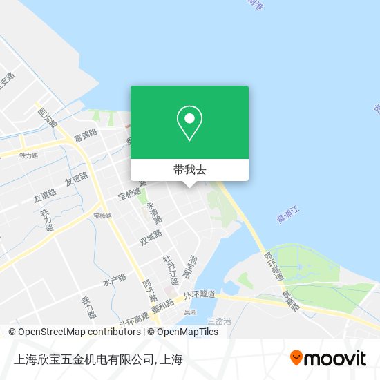上海欣宝五金机电有限公司地图