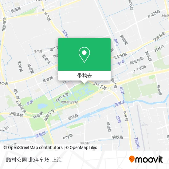 顾村公园-北停车场地图