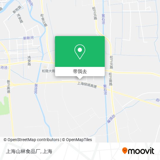 上海山林食品厂地图