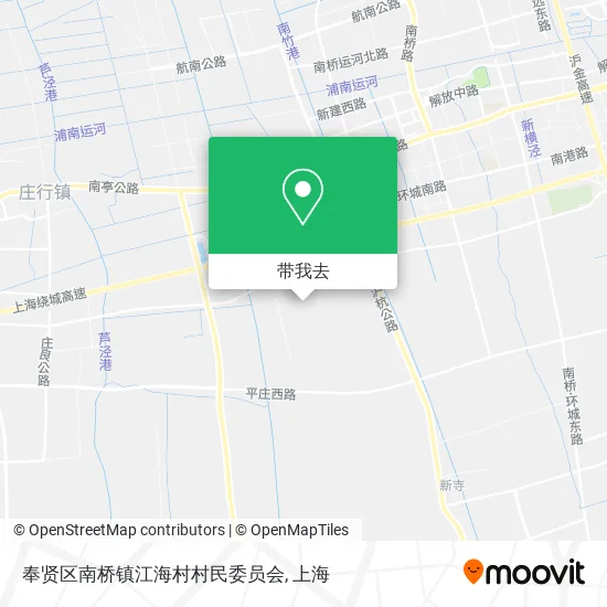 奉贤区南桥镇江海村村民委员会地图