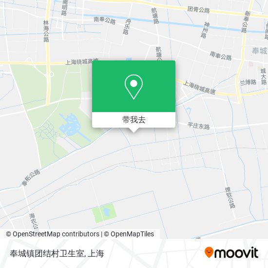 奉城镇团结村卫生室地图