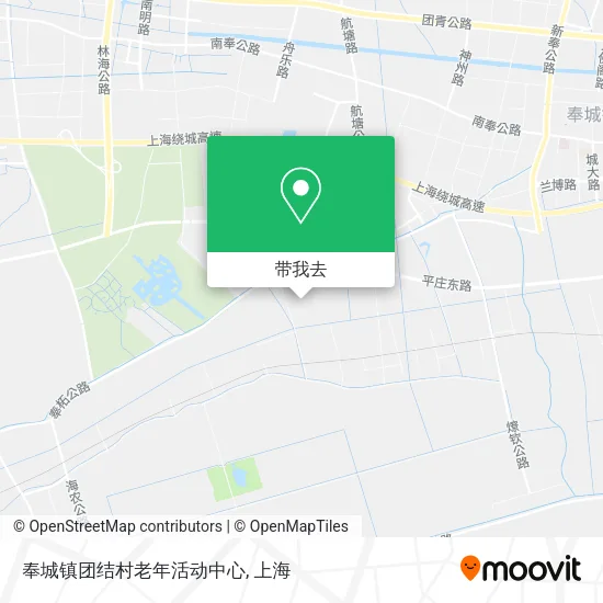 奉城镇团结村老年活动中心地图