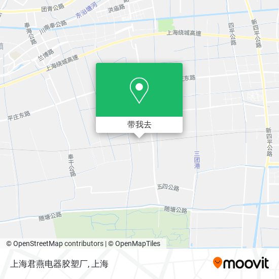 上海君燕电器胶塑厂地图