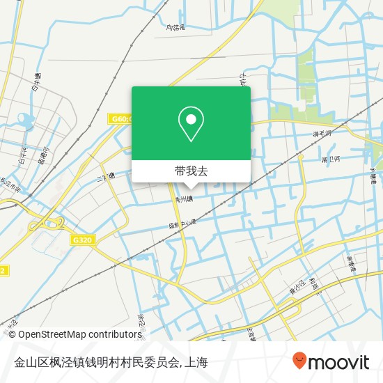 金山区枫泾镇钱明村村民委员会地图