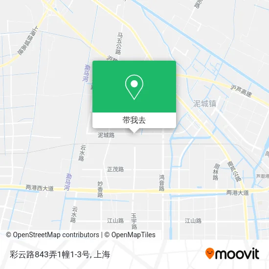 彩云路843弄1幢1-3号地图